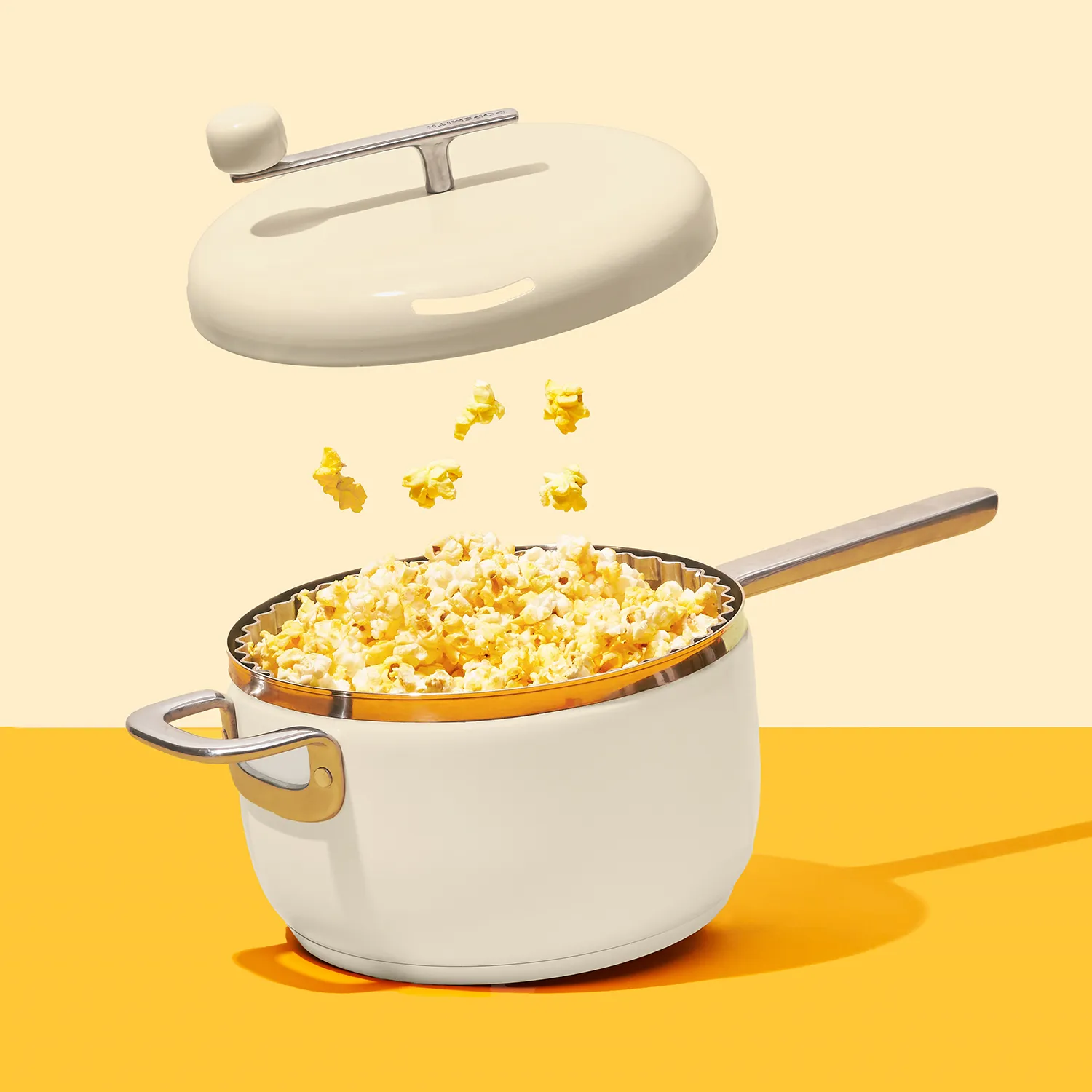 Popsmith Modern Stovetop Popcorn Popper with Buttery Popcorn Kits