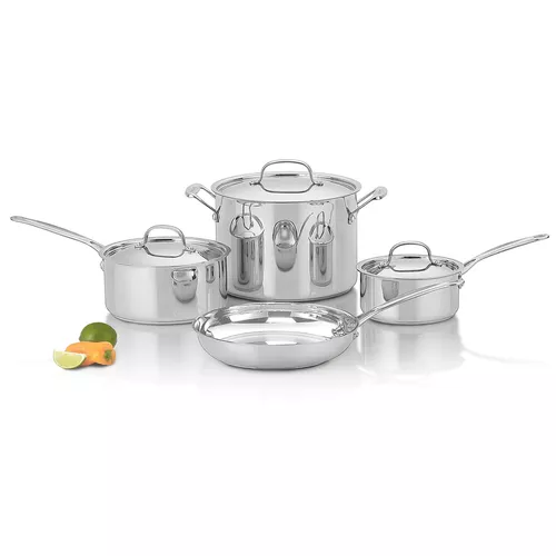 Cuisinart Chef’s Classic™ Stainless Steel 7-Piece Cookware Set
