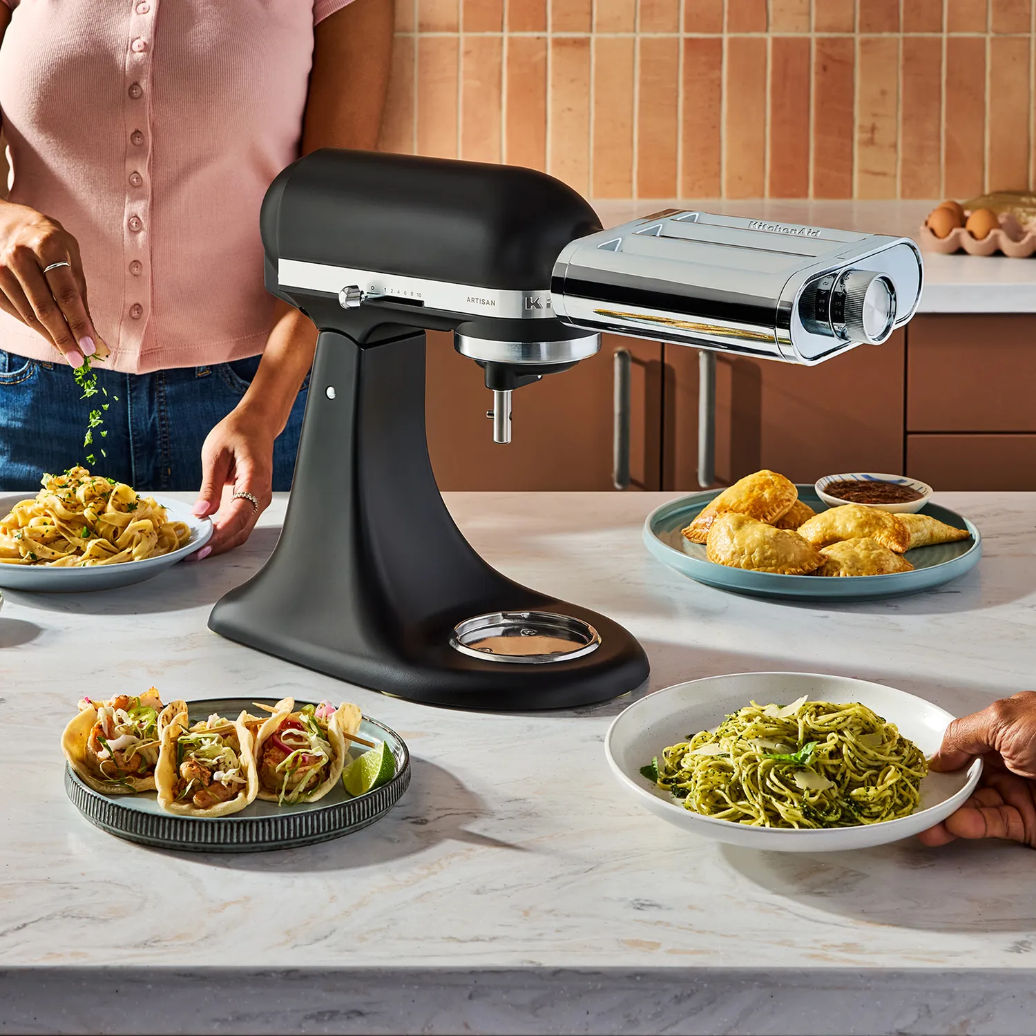 KitchenAid 3-in-1 Metal Pasta Attachment
