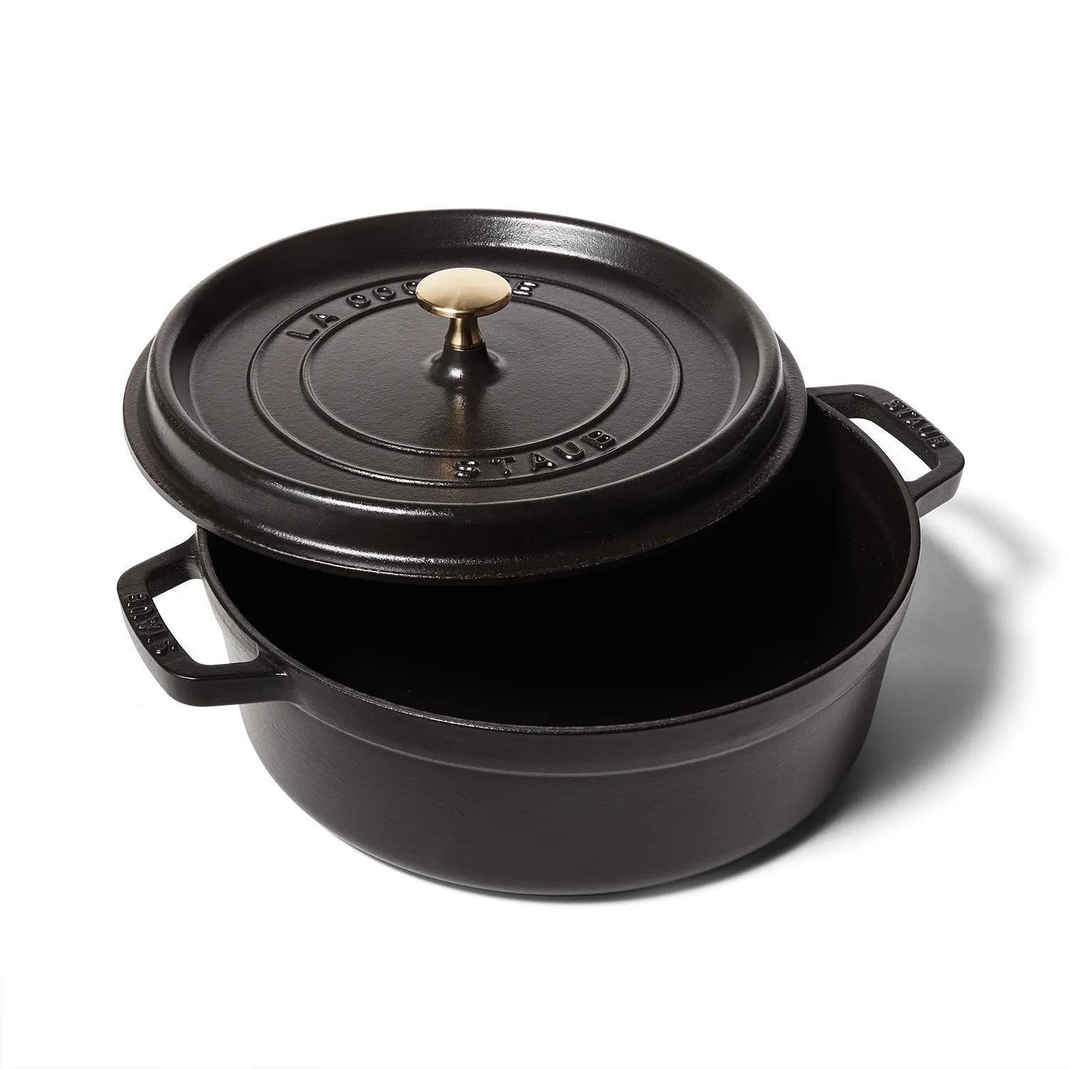 Staub Shallow Round Dutch Oven, 4qt.