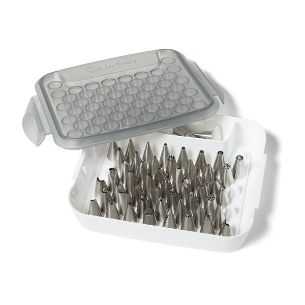 Sur La Table 60-Piece Decorating Tip Set