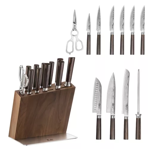 Cangshan Haku 12-Piece Hua Block Set