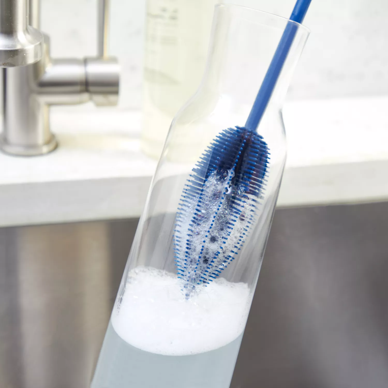 Sur La Table Bottle and Straw Brush Set