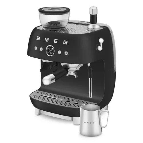 Smeg 50s Retro Style Aesthetic Espresso Machine with Grinder