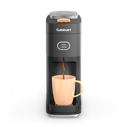 Cuisinart Soho™ Single-Serve Coffeemaker I find the space too short for my traveling mug, but that not a deal breaker