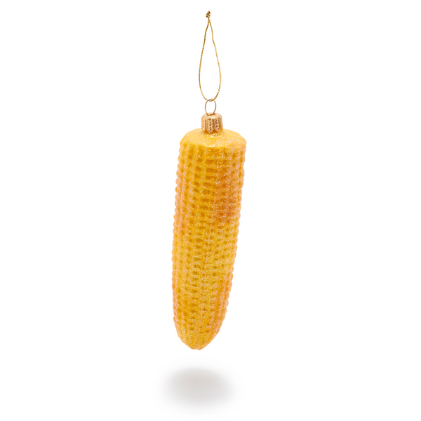 Corn Glass Ornament