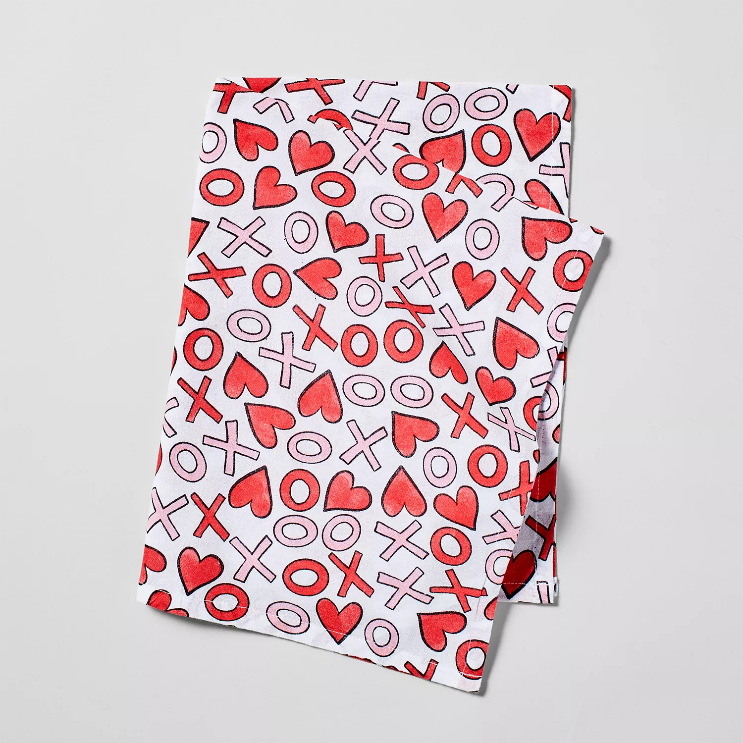 Sur La Table Valentine's Day ‘XOXO’ Flour Sack Towel