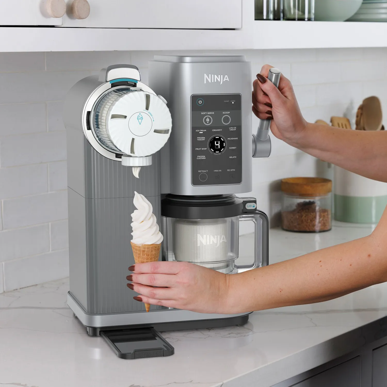 Ninja CREAMi Swirl 13-in-1 Soft Serve Ice Cream Machine