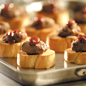 Bitsy Open-Face Burgers