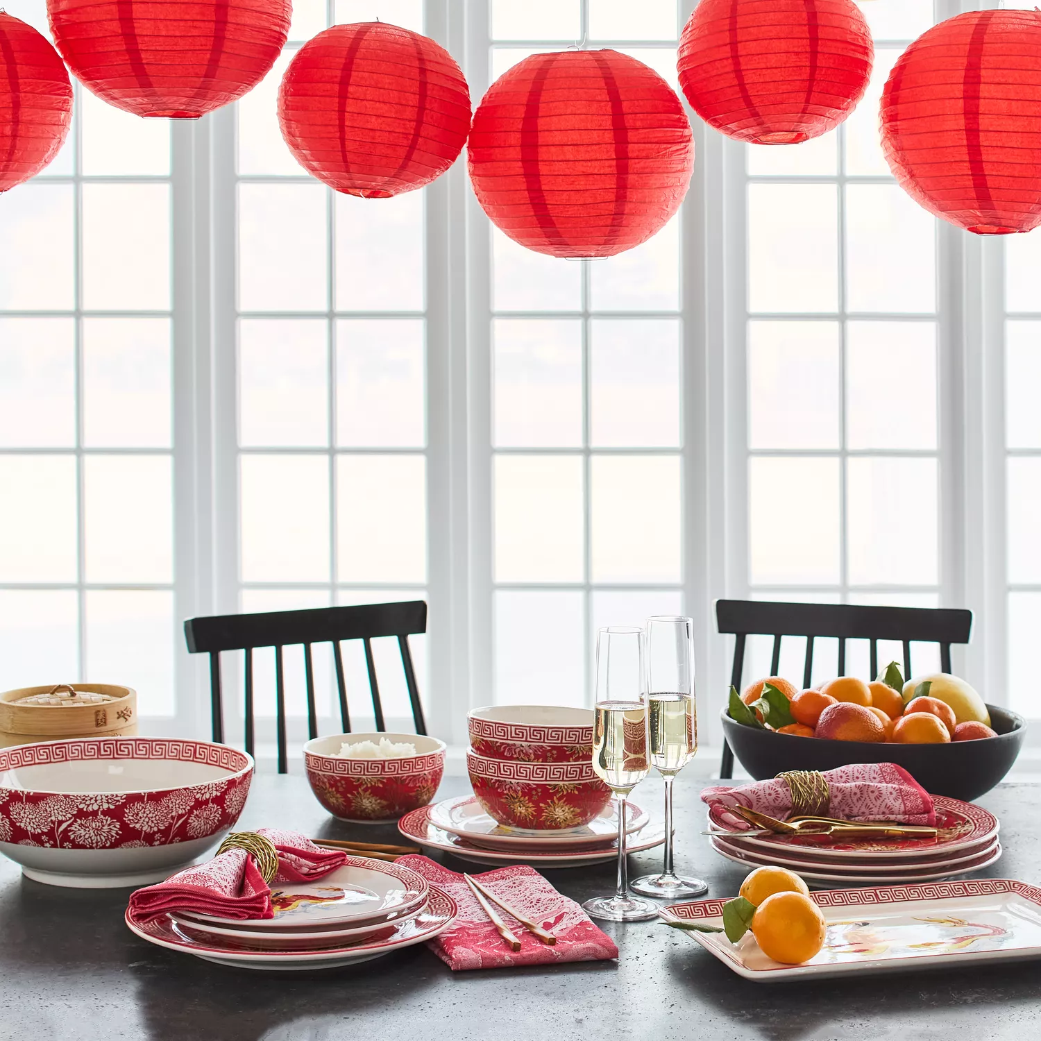 Sur La Table Lunar New Year Salad Plate