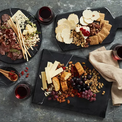 Sur La Table Rectangular Marquina Marble Serving Board
