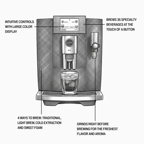 JURA E10 Automatic Coffee Machine