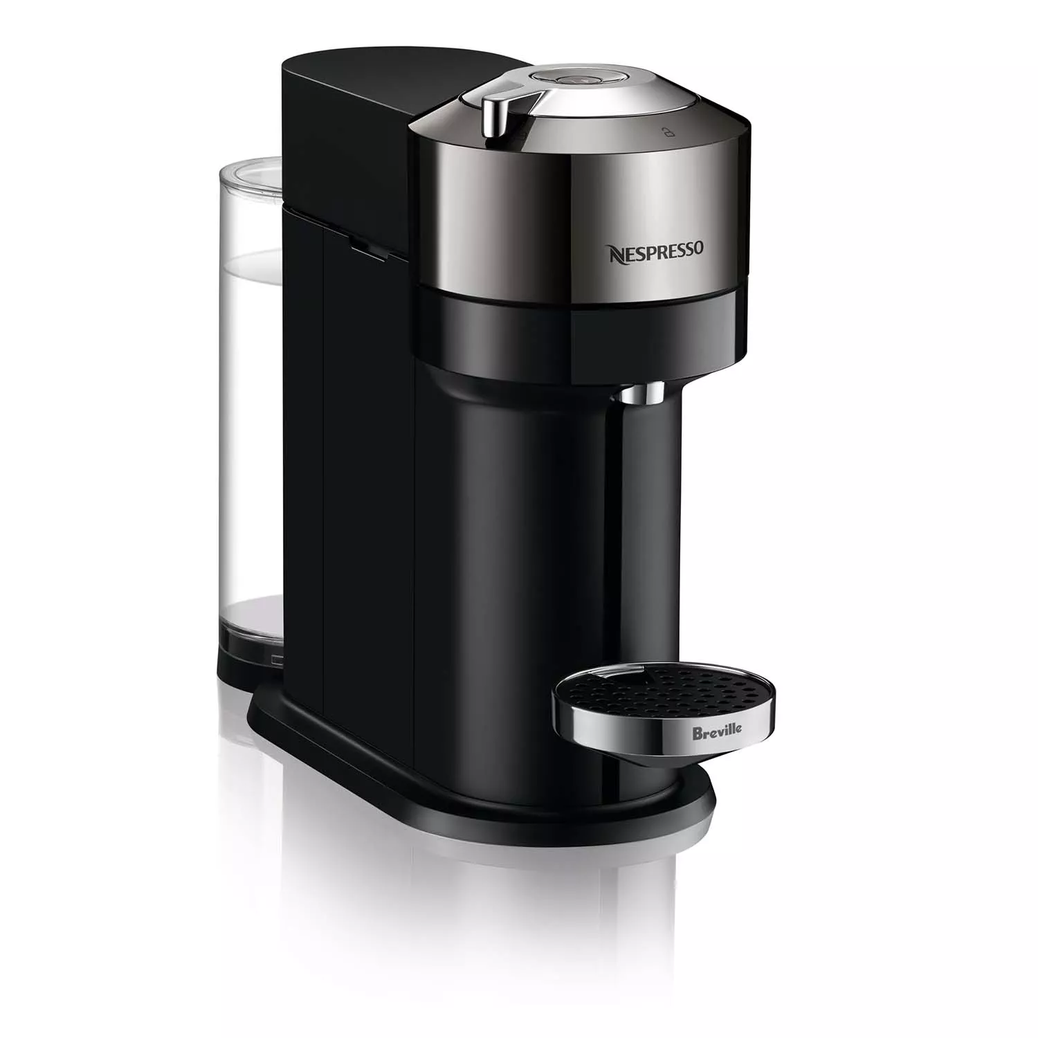 Nespresso Vertuo Next Deluxe Coffee and Espresso Maker by Breville, Dark Chrome