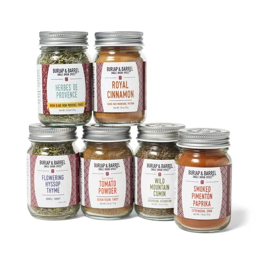 Burlap & Barrel Essential Spice Set, Set of 6