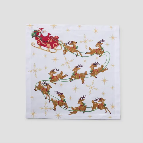 Sur La Table Jolly Santa Napkins, Set of 4