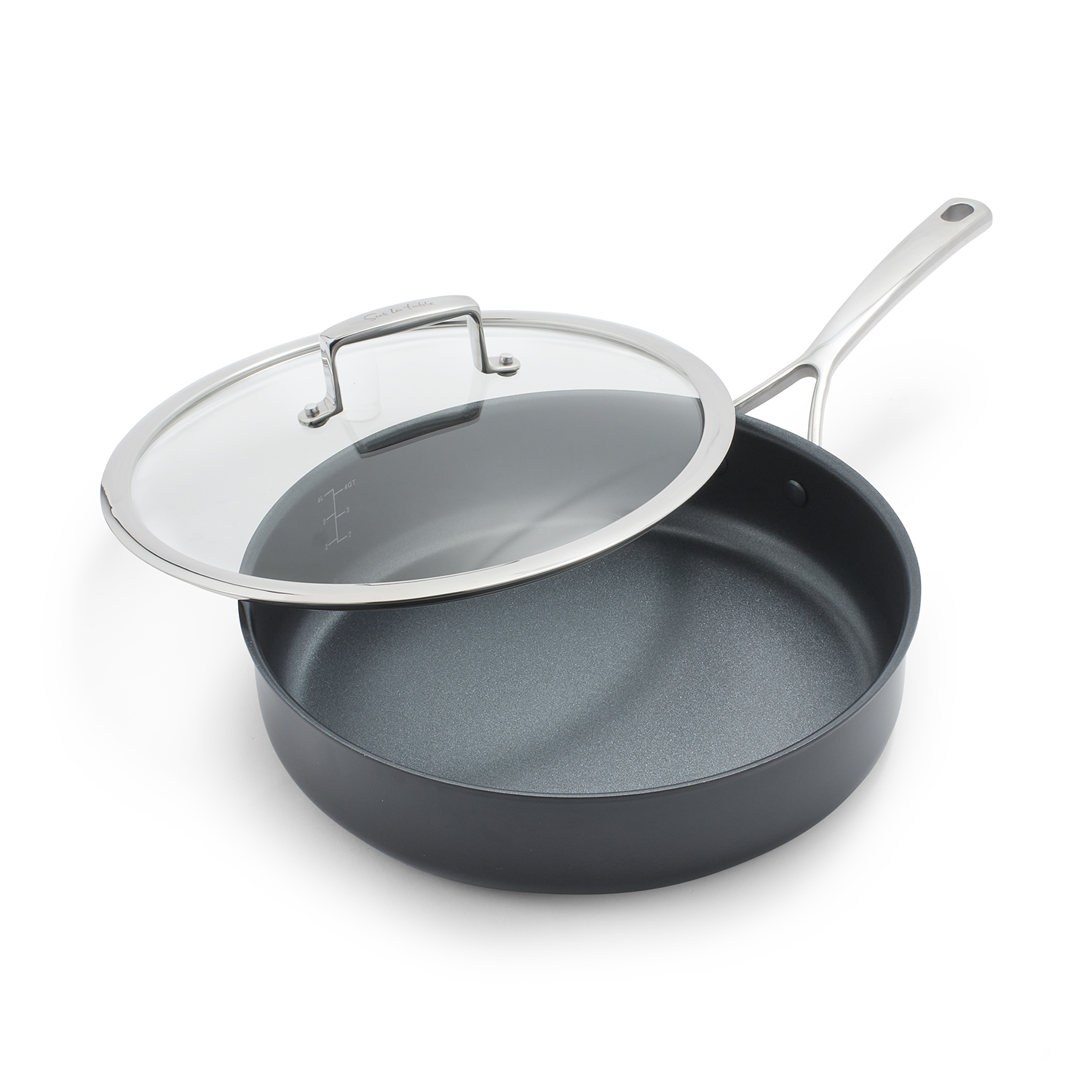 Sur La Table Classic Hard Anodized Nonstick Saute Pan, 5 Qt.