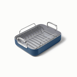 Caraway Ceramic Nonstick Roasting Pan with Rack, 16"x13"
