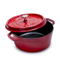 Staub Round Dutch Oven, 2.75 qt. Great for induction stove top or oven for roasting