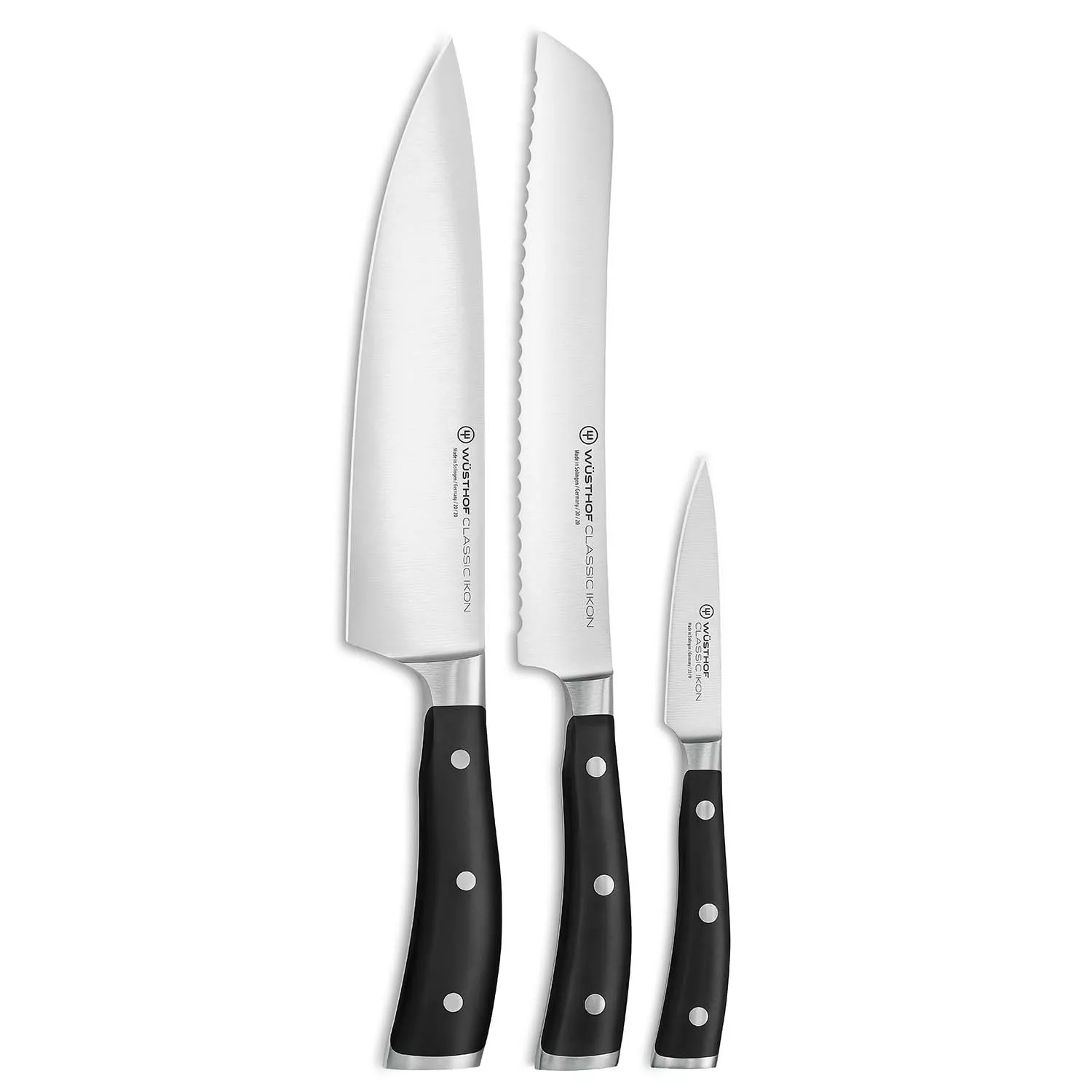 Wüsthof Classic Ikon 3-Piece Knife Starter Set