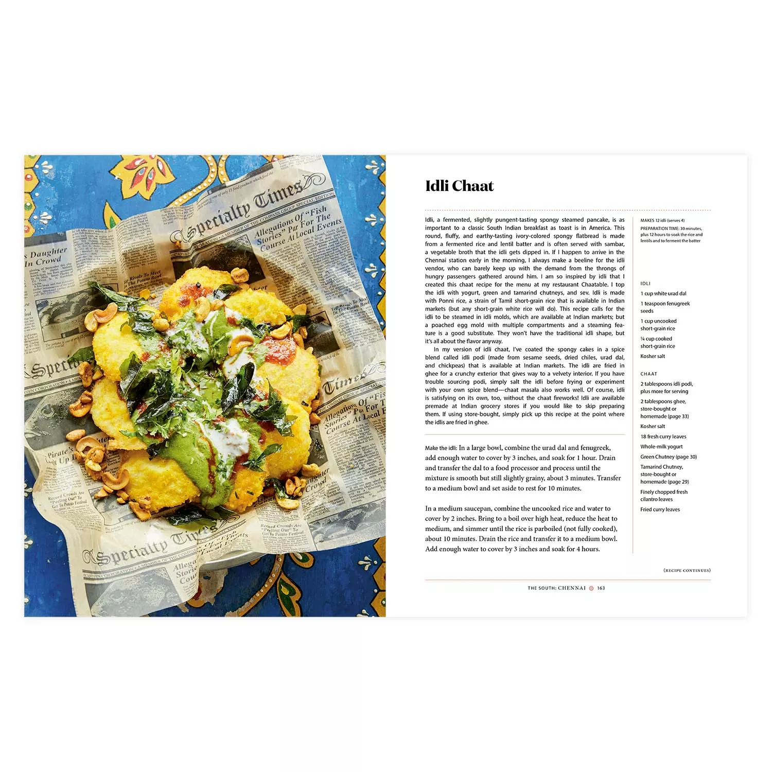 Chaat: Recipes from the Kitchens, Markets, and Railways of India
