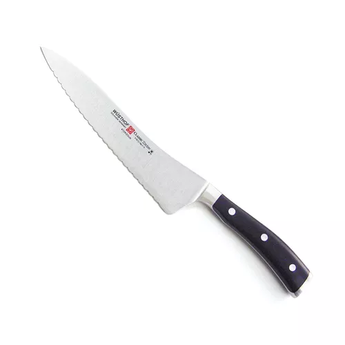 W&#252;sthof Classic Ikon Offset Deli Knife, 8&#34;