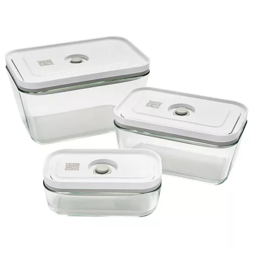 Zwilling Fresh & Save Tall Glass Vacuum Containers, Set of 3