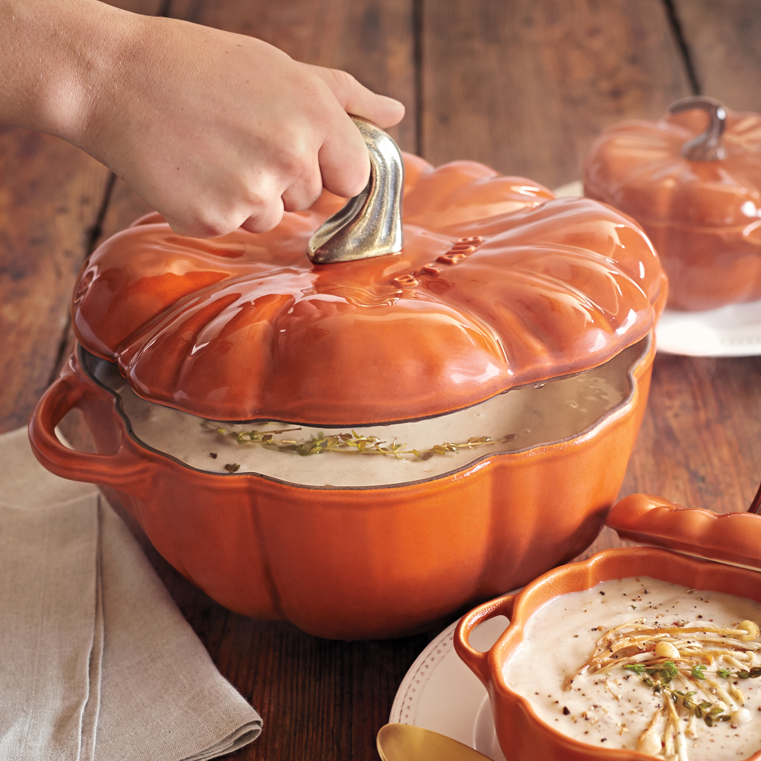 Staub Pumpkin Dutch Oven, 3.5 qt.