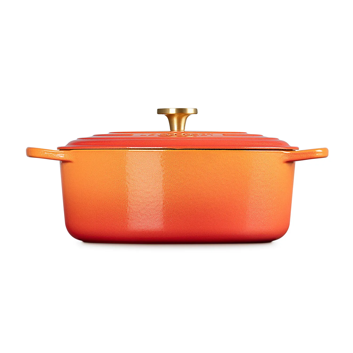 Le Creuset Signature Flamme Dorée Oval Dutch Oven, 6.75 qt.