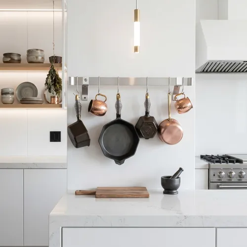 Enclume Stainless Steel Rolled End Wall Racks