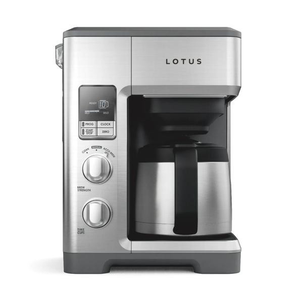Lotus The Top Drip Coffee Maker with Grounds Scale