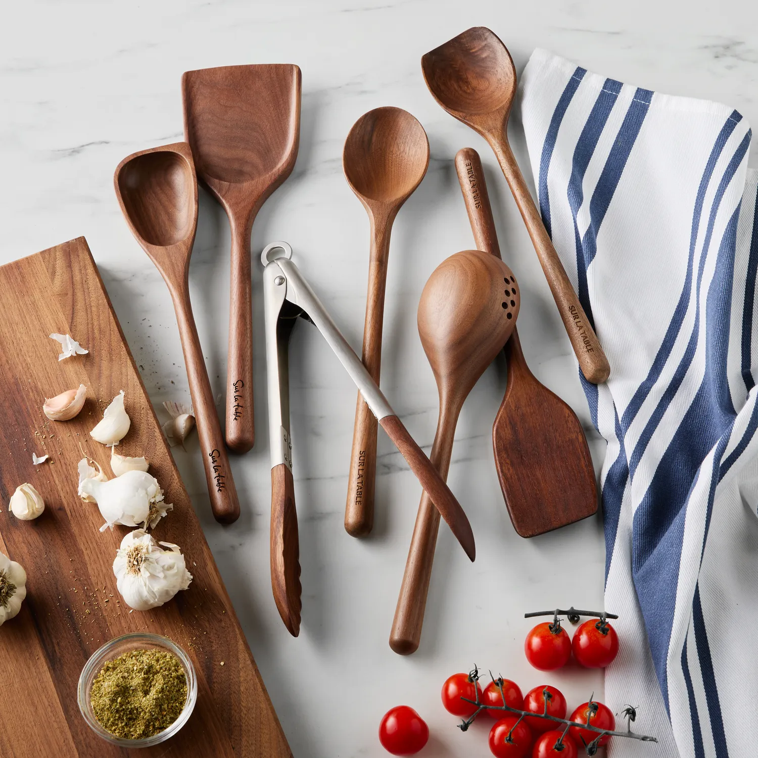 Sur La Table Walnut Saut&#233; Spoon