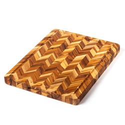 Teakhaus Reversible Cutting Board with Hand Grips & Juice Canal Love it  ??