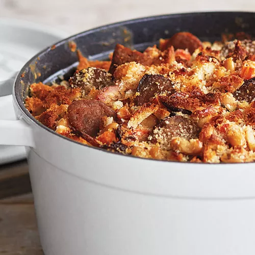 White Bean, Sausage, Duck Confit Casserole (Cassoulet)