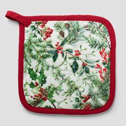 Sur la table Winter Botanical Potholder