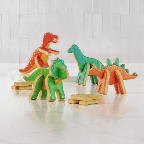 Sur La Table 3D Dinosaur Cookie Cutter 7-Piece Set