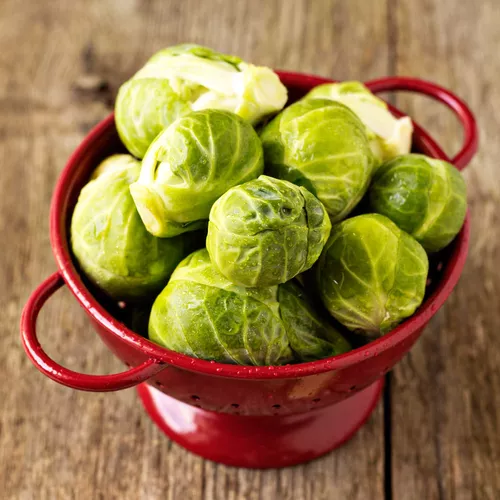 Steam-Grilled Brussels Sprouts with Honey, Parmesan and Almonds