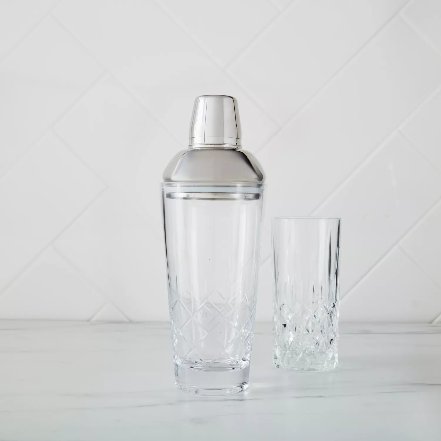 Sur La Table Glass Shaker, Clear