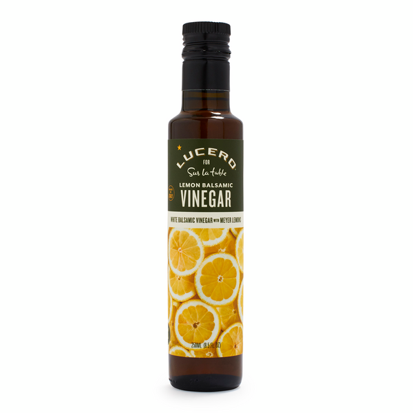 Lucero Lemon White Balsamic Vinegar, 8.5 oz.
