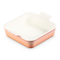 Le Creuset Heritage Square Baker, 9" The dish is sturdy and will easily move from oven to table