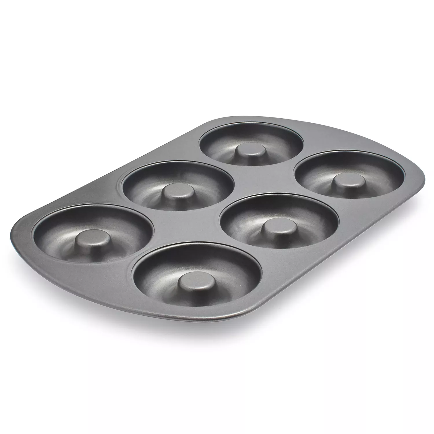 thumbnail image 2 of CHEFMADE Mini Donut Baking Pans, Non-Stick 12-Cavity Donut Pan, Carbon Steel Cake Baking Pan - BPA Free Mini Bagel Pan, Oven, Microwave, Freezer Safe 2 of 9