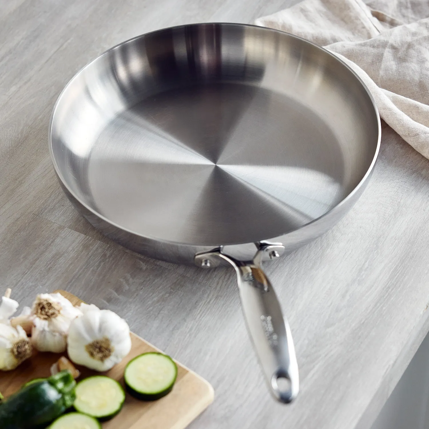 GreenPan Valencia Pro 3-Ply Stainless Steel Skillet