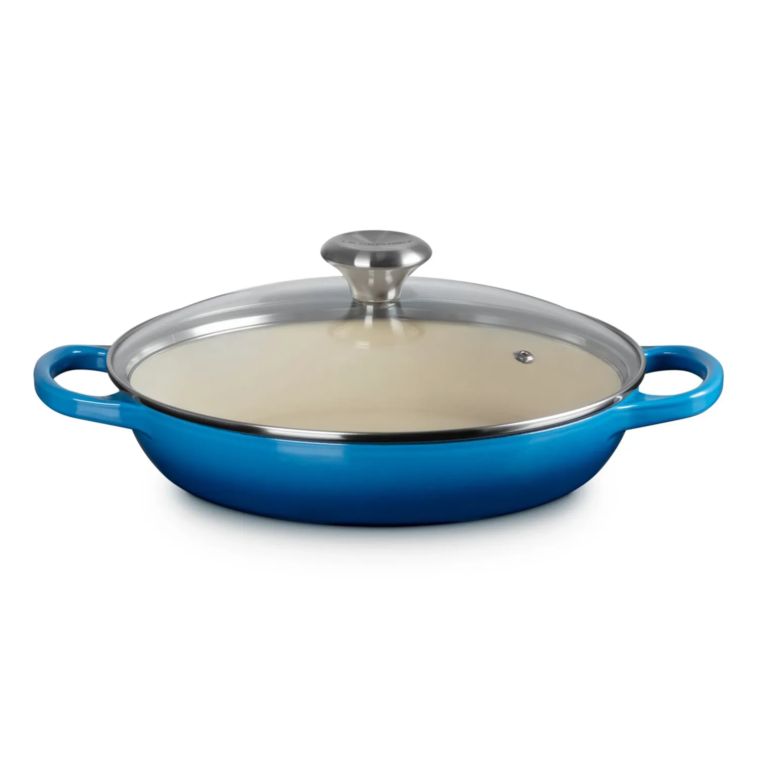 Le Creuset Signature Braiser with Glass Lid, 2.25 qt.