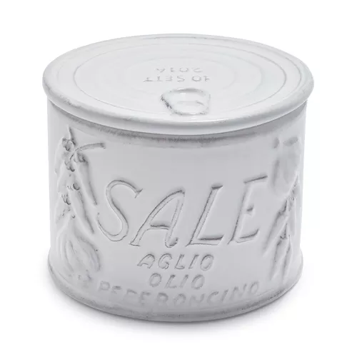 Sur La Table Italian Embossed Salt Box