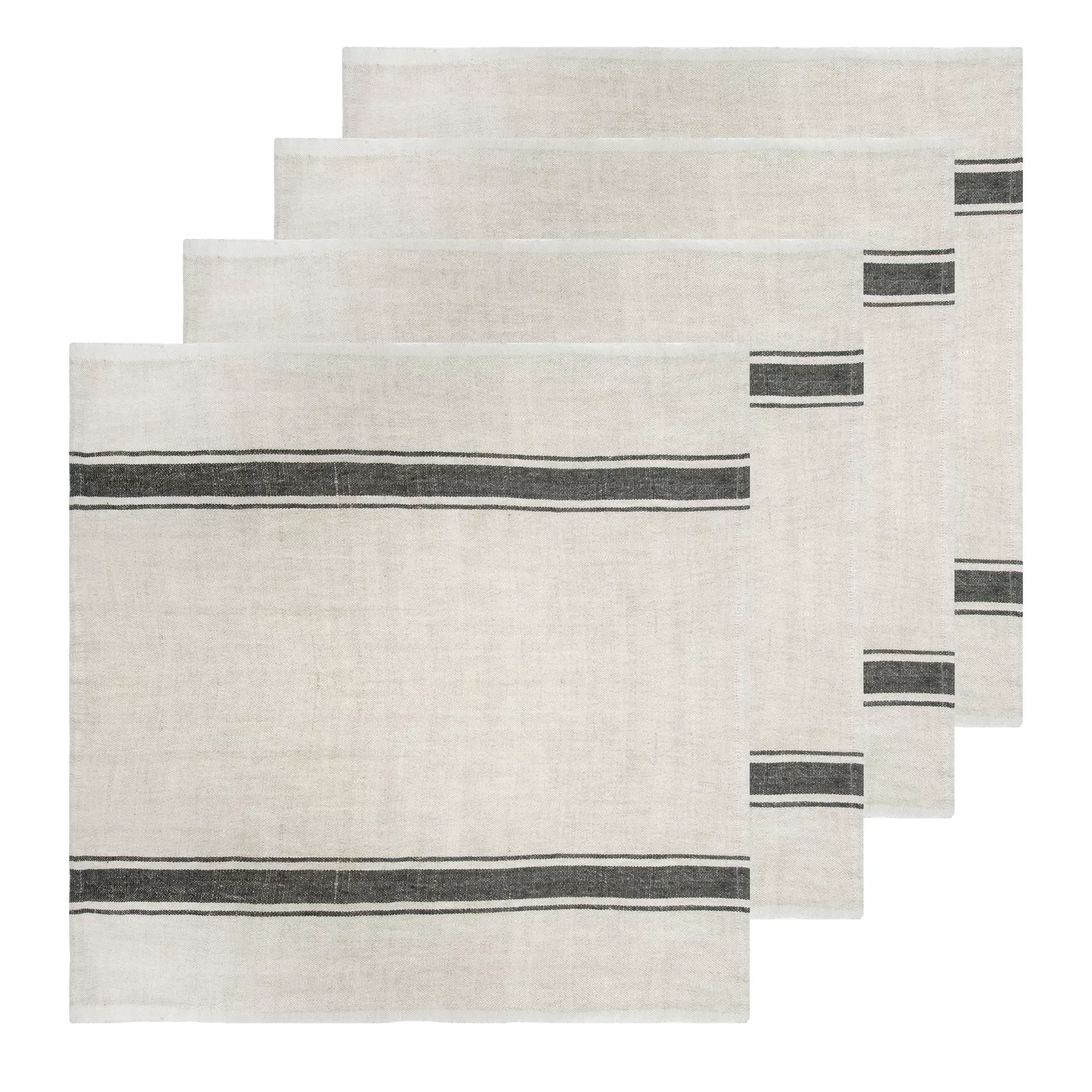 Caravan Marseille Stripe Linen Napkins, Set of 4