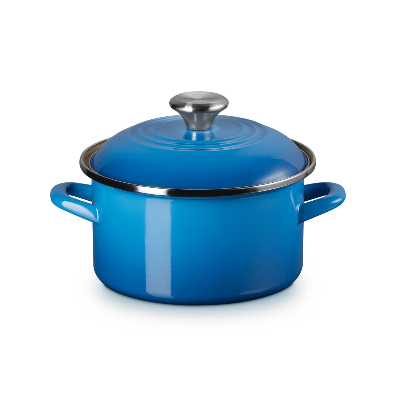 Le Creuset Petite Enameled Steel Stockpot, 3.8 qt.