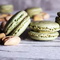 Pistachio Macarons