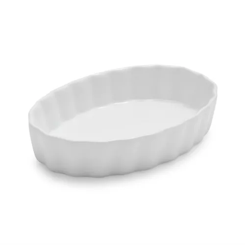 Sur La Table Porcelain Oval Crème Brûlée Dish