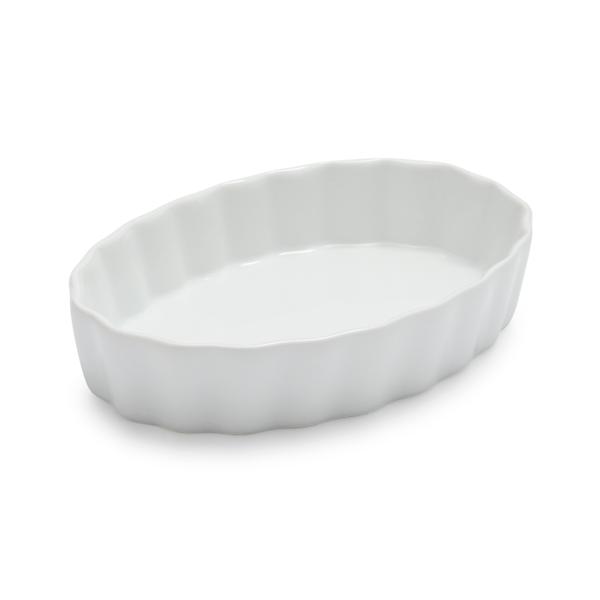 Sur La Table Porcelain Oval Crème Brûlée Dish