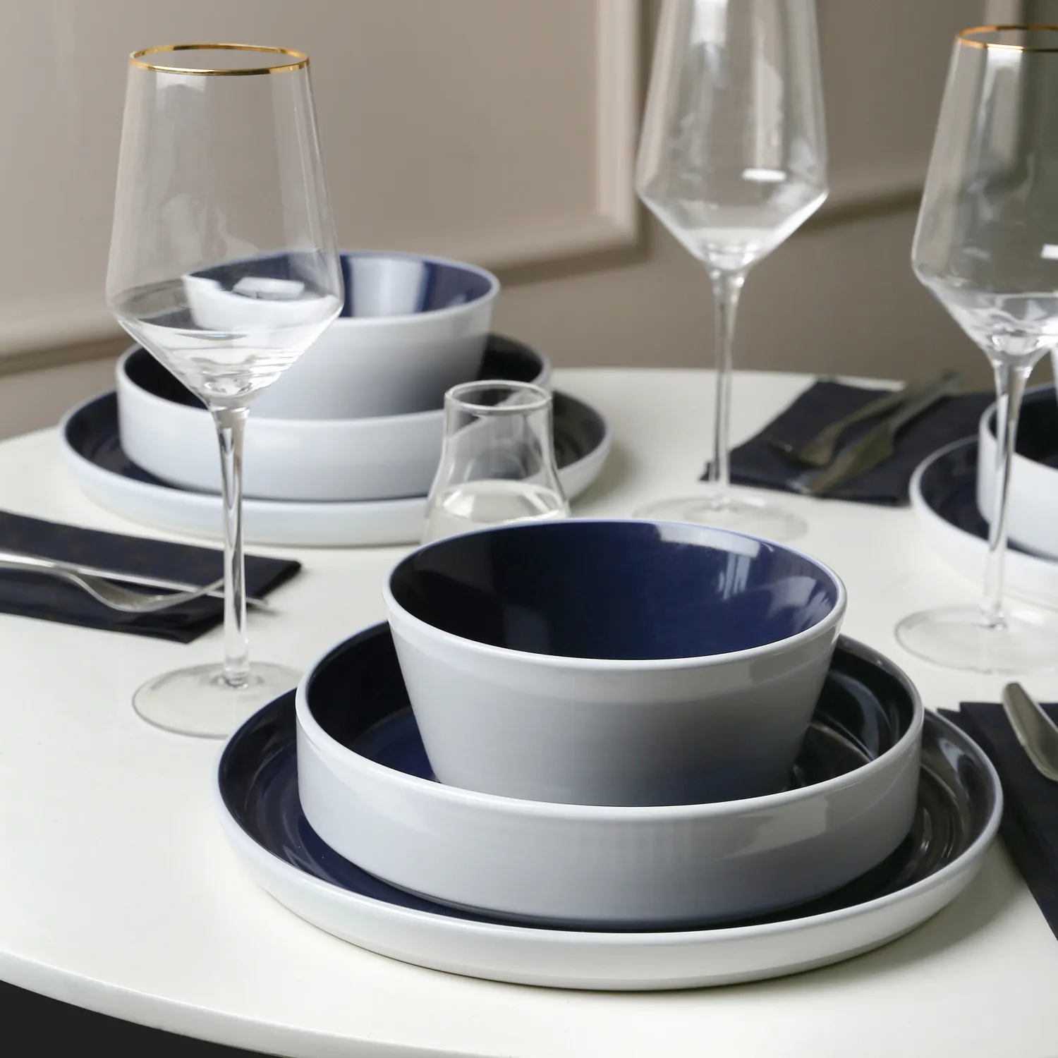 Stone Lain Elica Stoneware 12-Piece Dinnerware Set