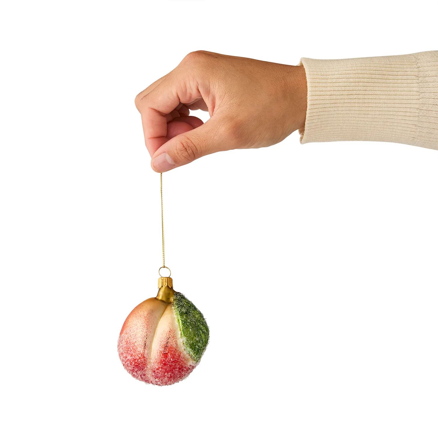 Sur La Table Peach Ornament
